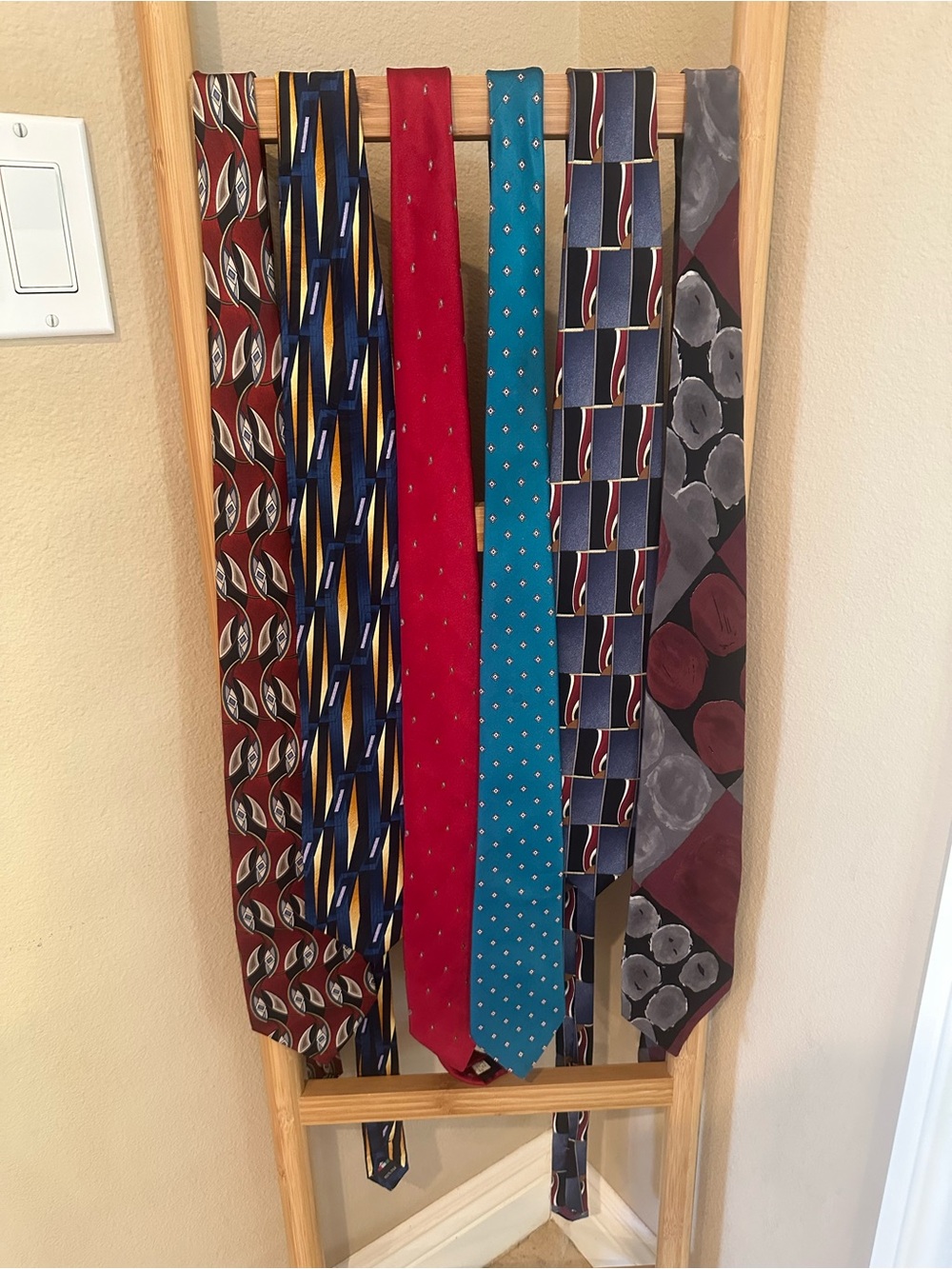 Vintage Silk Tie Lot - Set of 6 Luxury Neck Ties